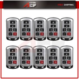 Ap83461201y 10 Remote Keyless For 2011 12 13 14 15 16 17 18 2019 Toyota Sienna Van