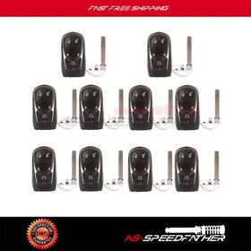 Asf800686r01 10x New Replacement Keyless Remote Car Key Fob Uncut Smart System For Chevrolet