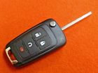 13575177 Chevrolet Gm Flip Key Uncut Button Remote Start Keyless Entry