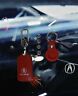 15343154135 Acura Acdx Nsx Rdx Rlx Tlx Red Genuine Leather Button