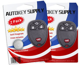 2 Replacement For Chevrolet Suburban 07 08 09 2010 2011 2012 2013 Remote Fob Key