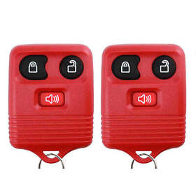 Rc-ford-96clot02-x31 2 Replacement For Ford Escape 01 02 2003 2004 2005 2006 2007 2008 Red Remote Fob