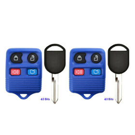 Rc-ford-99clot02-k13 2 Replacement For Ford Explorer 2000 2001 2002 2003 2004 Blue Remote Fob 40 Key