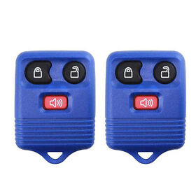 Rc-ford-97clot02-x42 2 Replacement For Ford F-series 05 2006 2007 2008 2009 2010 Blue Remote Key Fob