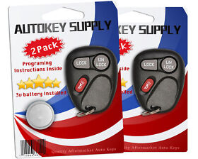 2 Replacement For Gmc Sierra 1500 2500 3500 Hd 2001 2002 Car Remote Keyless Fob