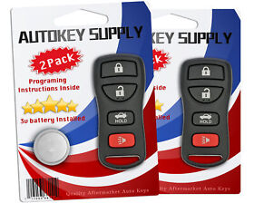 2 Replacement For Infiniti I35 I 35 2002 2003 2004 Remote Keyless Entry Key Fob