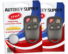 2 Replacement For Mazda 6 2003 2004 2005 626 Keyless Remote Key Fob