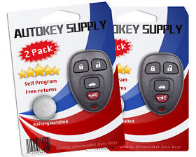 2 Replacement For Pontiac Grand Prix 04 05 2006 2007 2008 Keyless Remote Key Fob