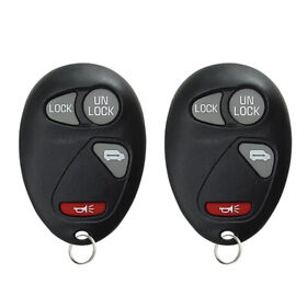2 Replacement For Pontiac Montana 01 2002 2003 2004 2005 Car Remote Keyless Fob