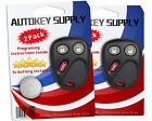 2 Replacement For Saturn Vue 2004 2005 2006 2007 Remote Keyless Entry Key Fob