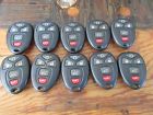 20869053 General Motors Lot Of Gm Button Keyless Remotes With Remote