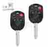 2f4sa Bex 2 Uncut Key Remote 4 Button 80 Bit Head Keyless Entry For Ford 2009-2015 Flex 704342072984