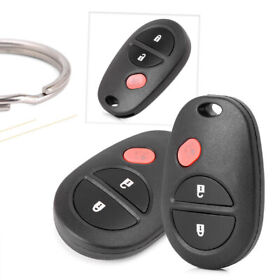 2pcs Smart Keyless Entry Remote Car Key Fob 3 Button For Toyota Tundra 2007-2016