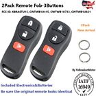 Y105038us03 2x For 2004 2005 2006 2007 2008 2009 Nissan Pathfinder Titan Car Remote Key Fob