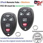 C105077us02 2x Keyless Entry Remote Key Fob For 2007-2016 Chevy Suburban Tahoe Traverse Gmc