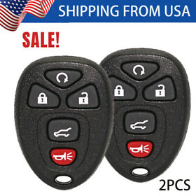 Lcfkn9x0jhj0c 2x Remote Key Fob For 2007-2014 Chevy Tahoe Suburban Traverse Gmc Acadia Yukon