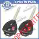 01551a-12bby 3-button 89070-42660 89070-42670 Gaatu For Scion Toyota 2 New Fob Head Keyless Entry Remote 09-12 Xb Hyq12bby 2010 2011