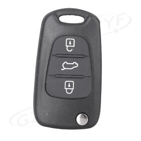 S161b 3 Button Remote Case Fob Uncut Replace Flip Key Shell Cover For Kia K2 K5