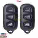 89742-0c010 4-button Hyq12ban 89742-35040 Gaatu For 99-09 Toyota New Remote Key 1999-2009 Sequoia With Rear Glass Release A 89742-35021 89742-35050
