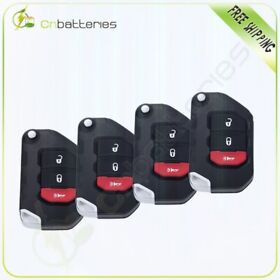 Cn835865b01 4 Keyless Entry Car Key Fob Remote For Wrangler Jk Gladiator 2018 2019 2020