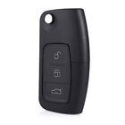 4894660313282 Unbranded Car Button Flip Remote Key Case Black