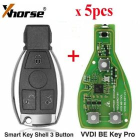 Sa1783cea01 5 X Xhorse Vvdi Be Key Pro Improved Version Smart Shell 3 Button For Ben-z