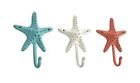 7586477 59417 Deco Starfish Iron Wall Hooks Set Of 758647594177