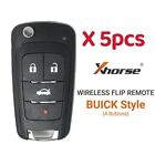 Xnbu01en 5pcs Xhorse Universal Wireless Smart Remote Key 4 Buttons For Buick Xnbu01en 5pcs Xhorse Universal Wireless Smart Remote Key 4 Buttons For Buick