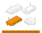 61359367376 Bmw Oem 13-16 M5
