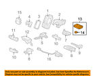 72147tk4a71 Honda Acura Oem 09-14