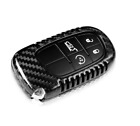 736364290992 Real Carbon Fiber Keyless Fob Remote Key Case