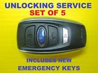 1551a-14ahc 8835al04a Subaru Set Of Unlock Service For Proximity Smart Key Remote