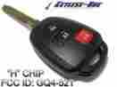 89071-0r040 1470a-33t 2014 Toyota Rav4 Combo Key Remote Fob Fcc Gq4-52t H Chip 3-button