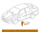 8974242120 Toyota Oem 01-07 Highlander