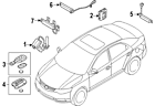 95430-1m100 Kia 954301m100 Genuine Oem