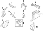 95470-3w100 Kia Genuine Oem Receiver