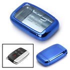 Aa3420-blue Ijdmtoy Chrome Blue Tpu Key Fob Case Cover For Land