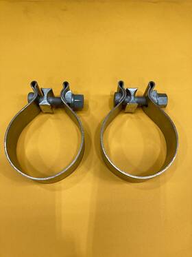 70-0288 Accuseal 3 Inch Exhaust Clamps Set Of 2 New Old Stock 70-0288 Accuseal 3 Inch Exhaust Clamps Set Of 2 New Old Stock
