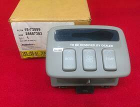 25687283 Acdelco 1572599 New Gm Heater And A/c Control Assembly Old Stock