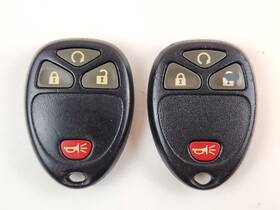 Acdelco Ouk60221 Original Lot Of 2 Gm Gmc Chevrolet Buick 06-24 Oem Key Less Alarm Remote Fob Usa