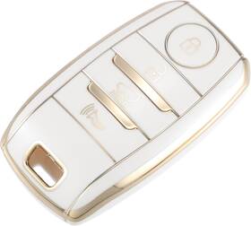 Accar2212150315 Acropix Tpu Car Remote Key Fob Case Cover 4 Button Full Protector For White