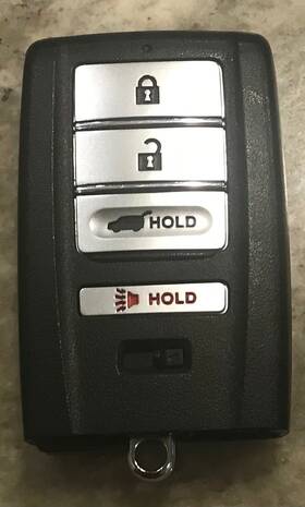 A2c32523300 Acura Original Smart Key Fob With 4 Buttons - From 2019 Mdx No