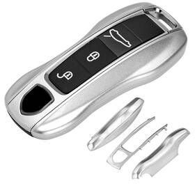 Abpo27mk2-oe-sl Aerobon 3piece Painted Key Fob Cover Compatible With Porsche Shell Rep