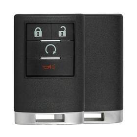 Rc-cadi-13c Aks Keys Replacement For Cadillac Escalade 2007 08 09 10 11 2012 2013 2014 4b Keyless Fob
