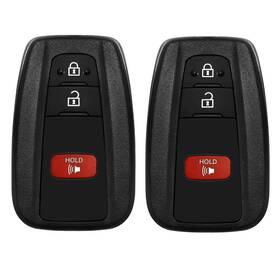 Rc-toyota-122clot02-x1 Aks Keys 2 Replacement For Toyota Rav4 2021 2022 2023 2024 2025 Smart Key 3- Button Fob