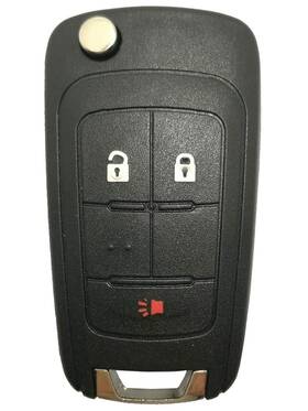 Aliwei 614823886743 Key Fob Case Shell Fit For Chevrolet Chevy Equinox Sonic Gmc Terrain 3 Buttons