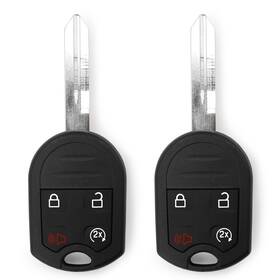 Rep-cwtwb1u793 Amicarep Ford Key Fob Replacement Remote Car Keys 4-button Keyless Entry 2pcs Black