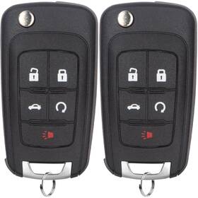 Ant215x Aniterbo Car Key Fob Keyless Entry Remote Compatible With Chevy Black