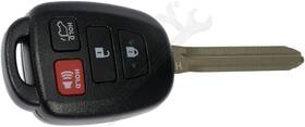 162041 Apdty Keyless Entry Remote 4 Button - Blade Stamp H