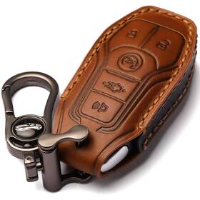 Apekuu 742803416588 Ford Key Fob Cover - Soft Protection Case For 3-5 Button Smart Keys